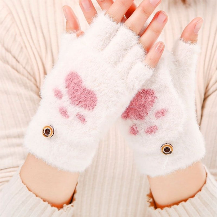 Wholesale  Cute Cartoon Cat Paw Gloves