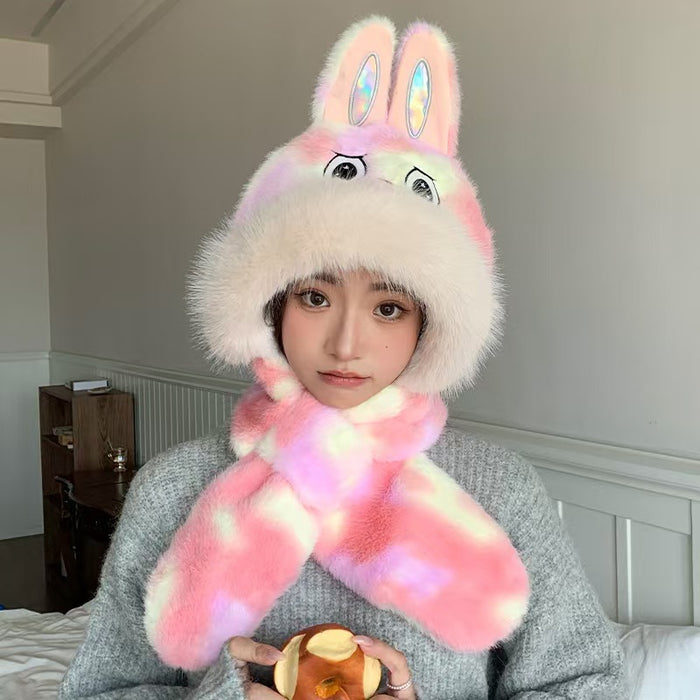 Wholesale Winter warm hat with one-piece cold protection