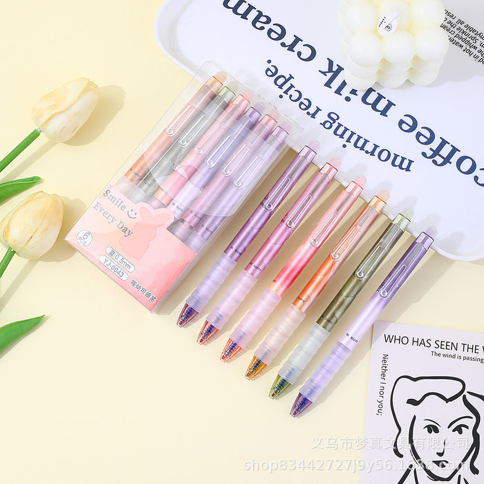 Wholesale Erasable pen crystal blue push-to-erasable gel pen easy to wipe clean without leaving any marks