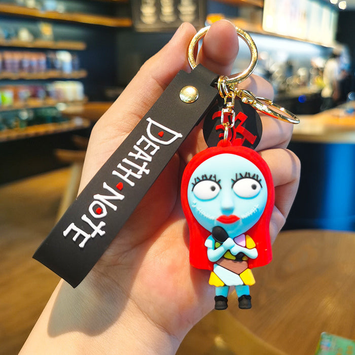 Wholesale Cartoon Silicone Doll Keychain JDC-KC-Tingm291