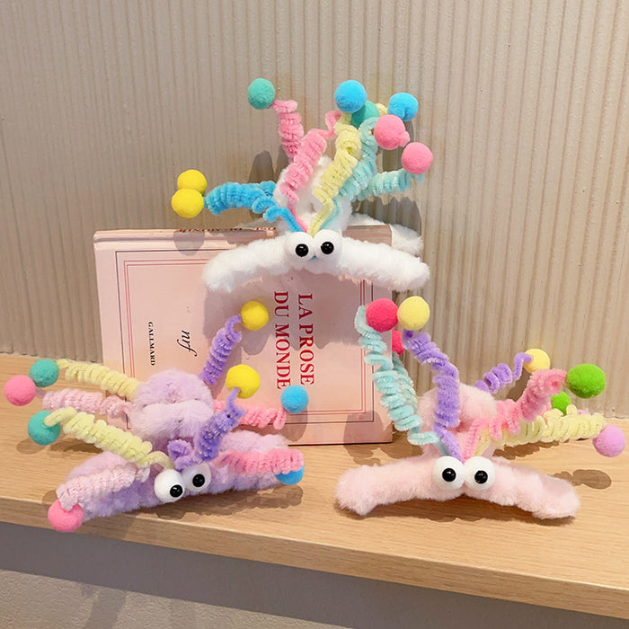 Wholesale Plush Cartoon Cute Hair Clips JDC-HC-Shuy003