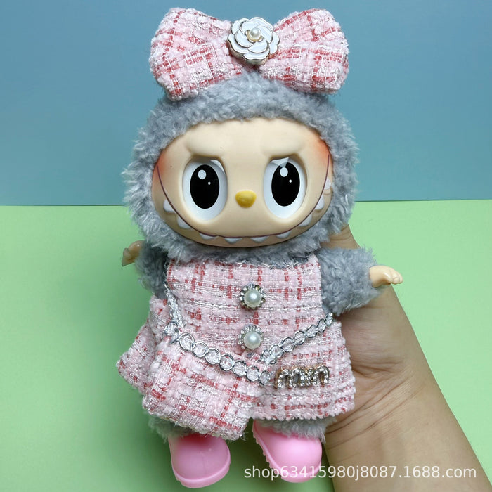 Wholesale Doll clothes can be worn and replaced with plush clothes and accessories