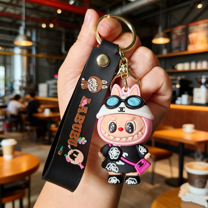 Wholesale Cute cartoon silicone keychain