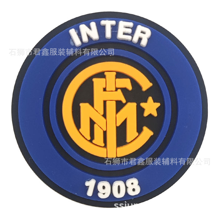 Wholesale 50pcs Football team standard Jersey Shoes Charms