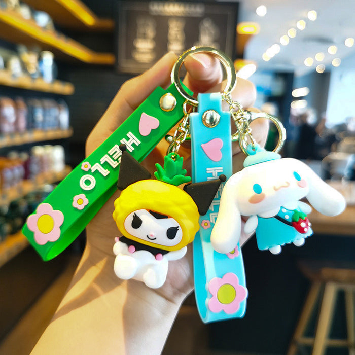 Wholesale Cartoon Doll 3D Rubber Keychain JDC-KC-Tingm065