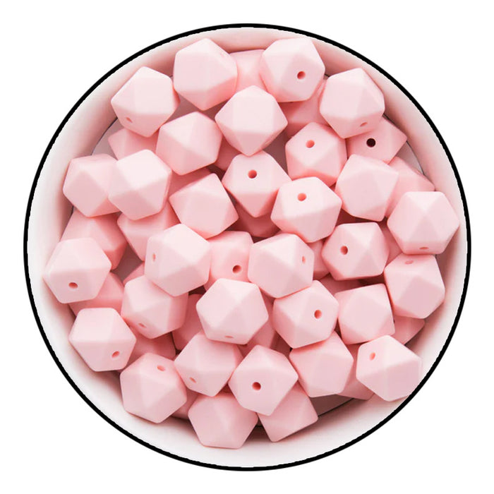 Wholesale 20pcs Hexagonal Silicone Beads JDC-BDS-HeXing018