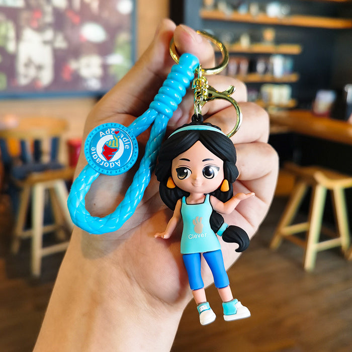 Wholesale PVC Cartoon Three-dimensional Keychain JDC-KC-TingM310