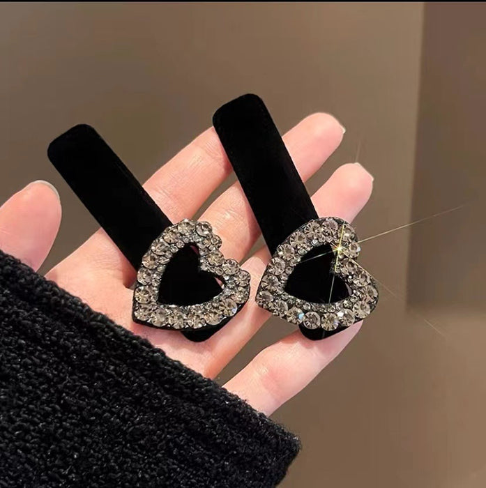 Wholesale Flocking Hairpin Clip Front Side Bangs Advanced Sense Hairpin Headwear