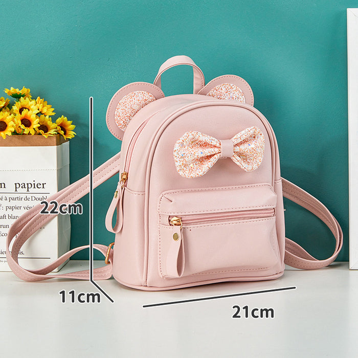 Wholesale Cute Multi-function Backpack Children Travel Out Bow Kindergarten Baby Backpack