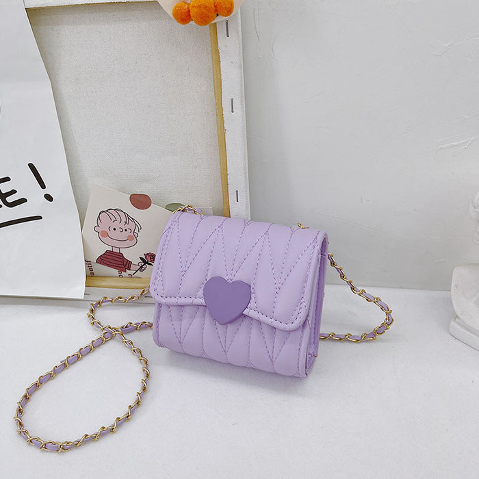 Wholesale PU Kids Crossbody Bag Cute Small Square Bag JDC-SD-YuanDuo047