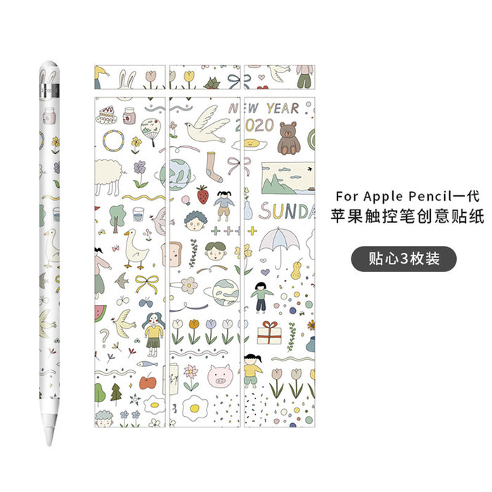 Wholesale Cartoon Apple Pencil Sticker JDC-ST-XL002