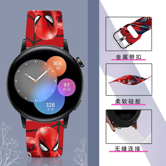 Wholesale Printed Tpu Watch Strap Wrist Strap JDC-WD-NuoQi050