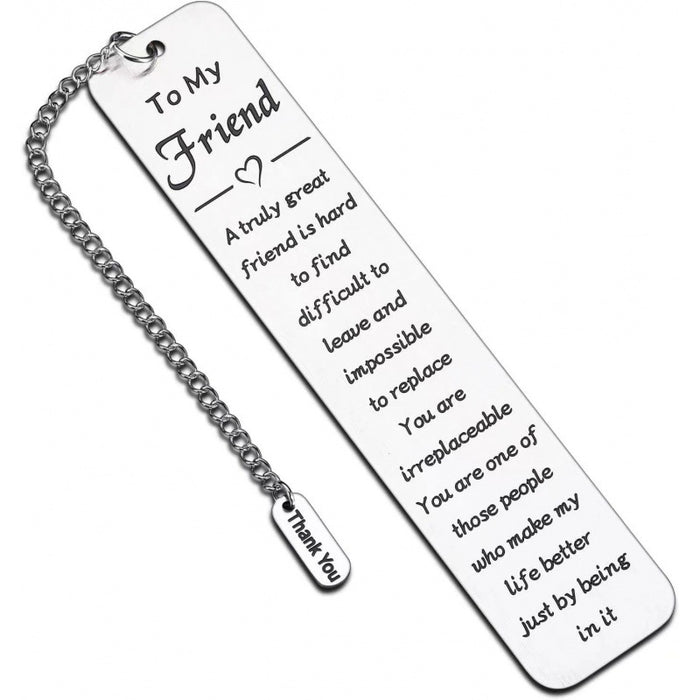 Wholesale Stainless Steel Frosted Bookmark JDC-BM-TangMumao001