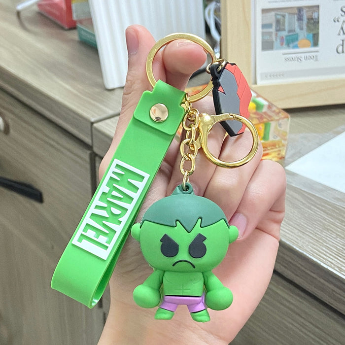 Wholesale Cartoon Doll Silicone Keychain JDC-KC-Benxin033