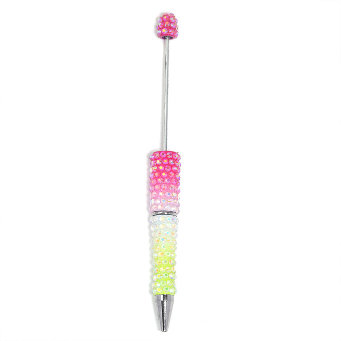 Wholesale New full diamond bead pen fashionable high value gradient bead pen DIY creative handmade diamond bead pen
