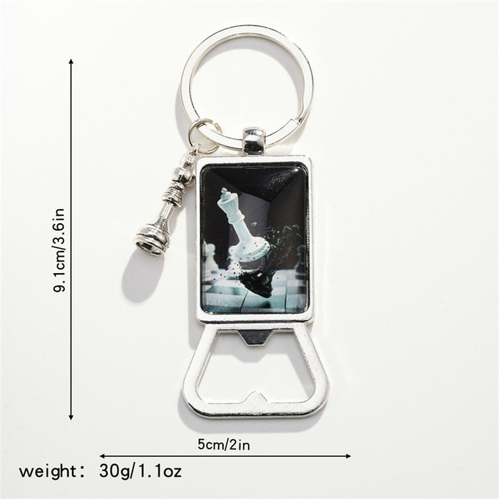 Wholesale Chess Alloy Keychain JDC-KC-HuiWen007