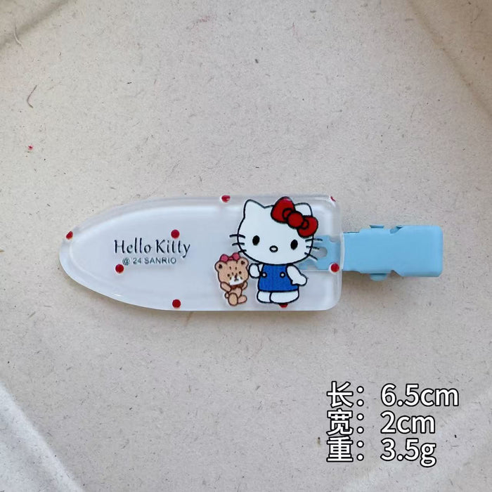 Wholesale Cartoon polka dot hair clip, bangs clip, edge clip, simple and versatile hair accessory