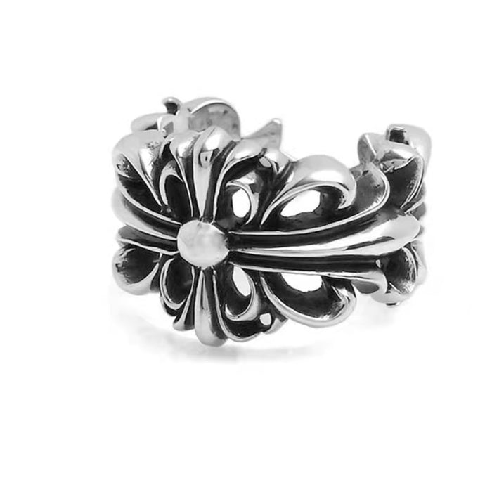 Wholesale Retro Open Ring Cross Fashion Personalized Finger Ring