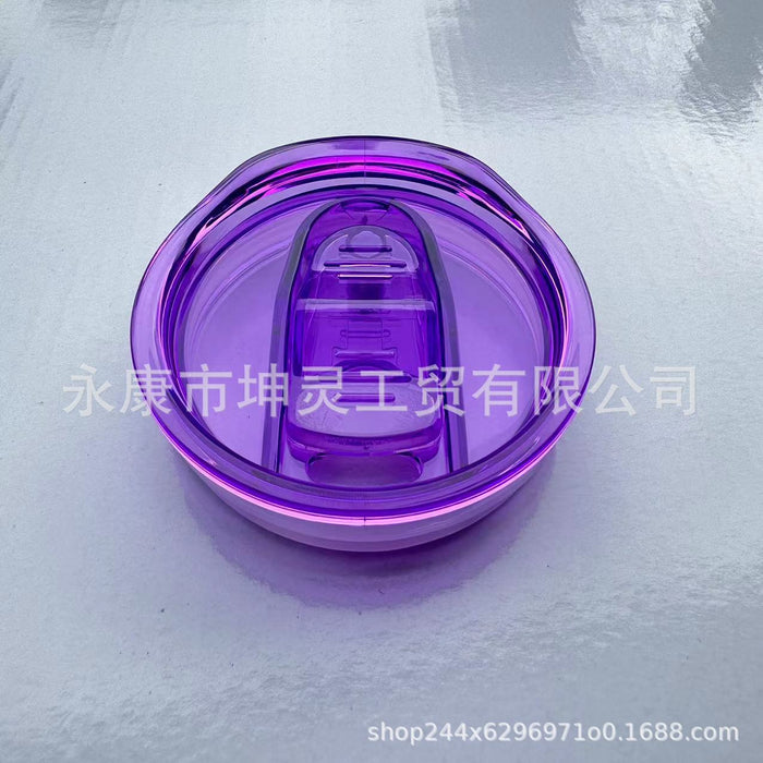 Wholesale Glass Straight Cup PP Color Cup Lid JDC-CUP-KL001