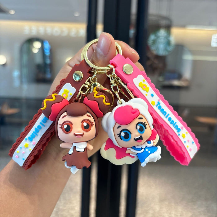 Wholesale Cartoon Cute backpack charms  car keychains