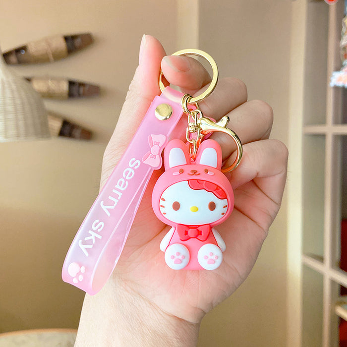 Wholesale  Cartoon Doll PVC Keychain JDC-KC-RunX004