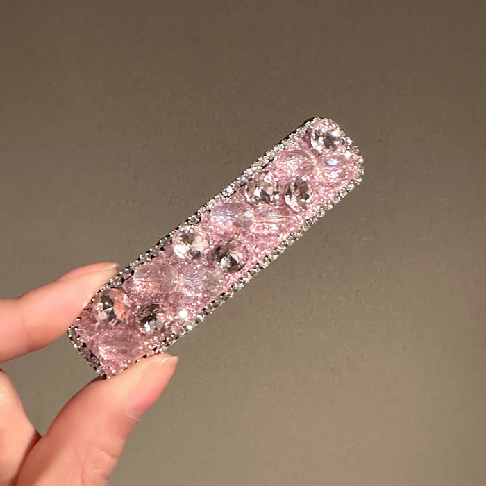 Wholesale Flash Full Diamond Clip Bangs Clip Hair Clip Sweet Hair Accessories