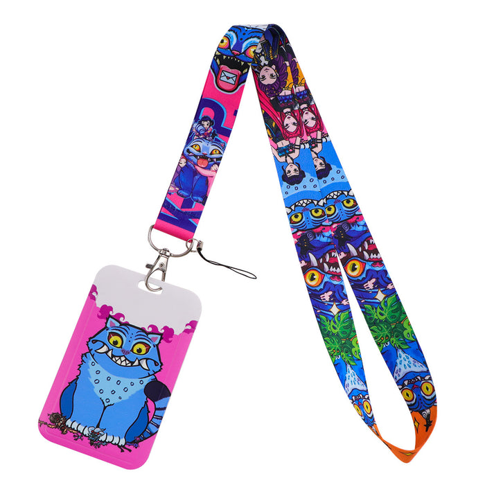 Wholesale Kpop Team Mobile Phone Lanyard Keychain and Card Holder