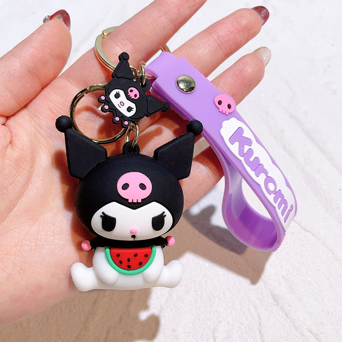 Wholesale Halloween Cartoon Silicone Doll Keychain JDC-KC-QiChao055