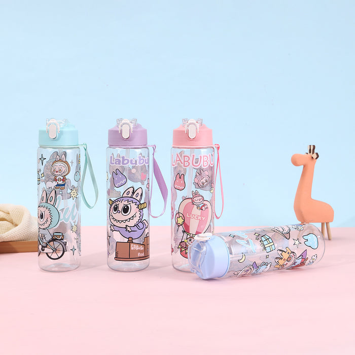 Wholesale Children' s Cartoon Straw Water Tumblers Cup