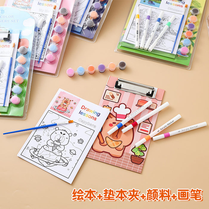 Wholesale DIY Plywood Watercolor pen Set