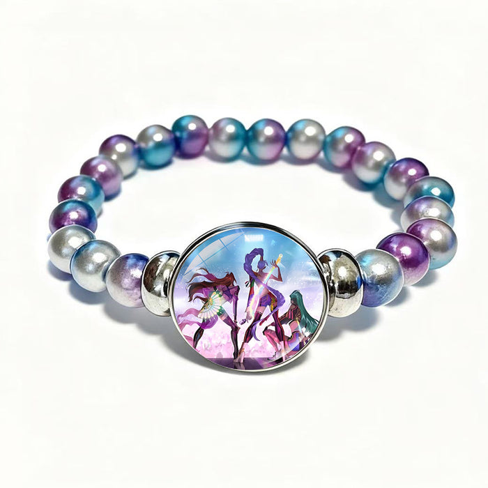 Wholesale KPOP Couple leather braided bracelet