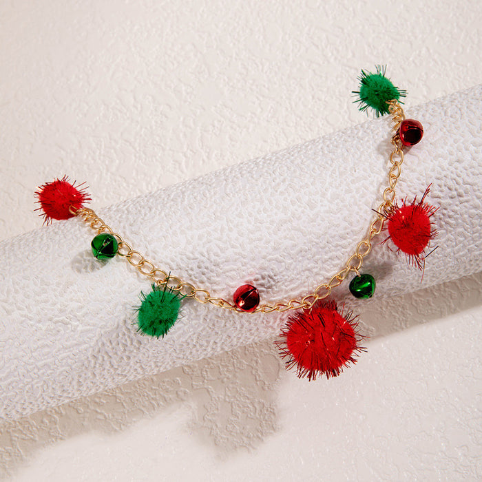 Wholesale Christmas Bell Irregular Collarbone Necklace Fashion Jewelry Accessory MOQ≥2