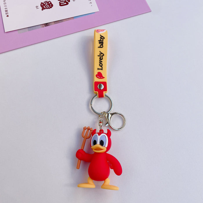 Wholesale Cute Cartoon PVC Doll Keychains (F) JDC-KC-JuShu017