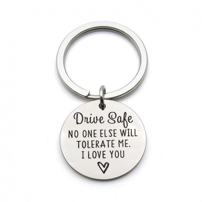 Wholesale Valentine's Day Anniversary Gift Stainless Steel Keychain JDC-KC-TangMumao001