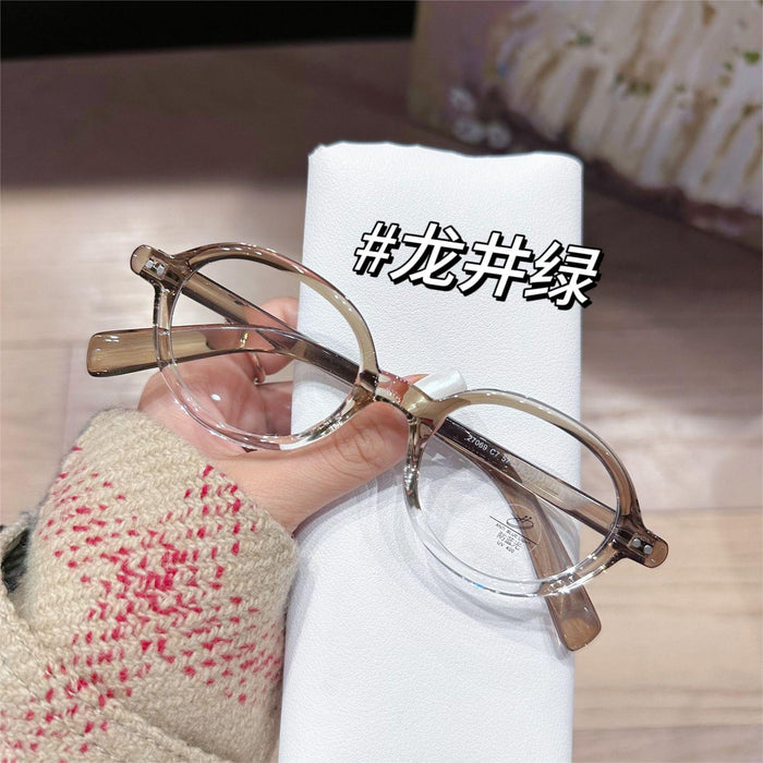 Wholesale Stylish glasses with retro small frame and high-end oval frame