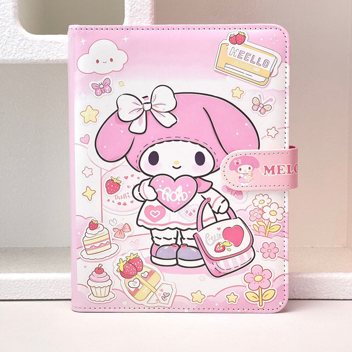 Wholesale Stylish A5 Cartoon Cat Dog Loose Leaf Notebook Journal Full Color Pages
