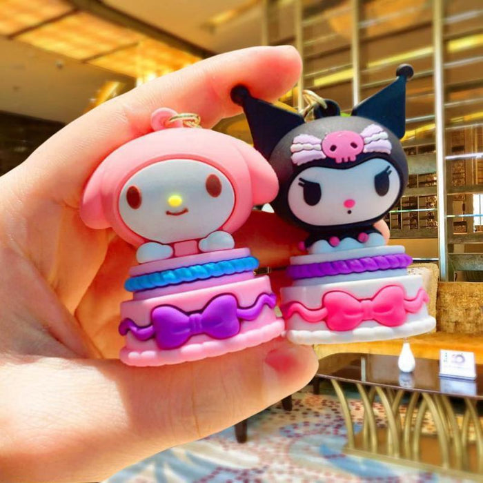 Wholesale Silicone Cartoon Doll Keychain JDC-KC-MingT089