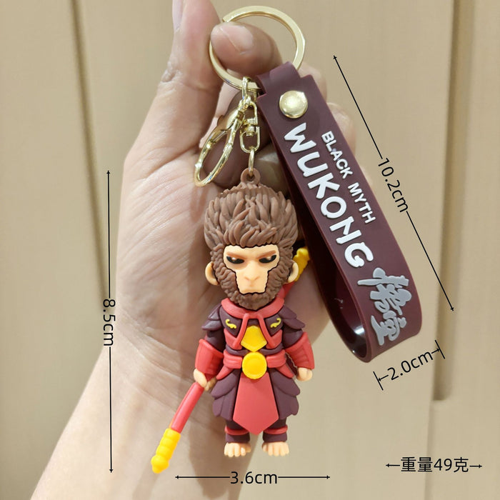 Wholesale Cartoon Black Myth Key Pendant