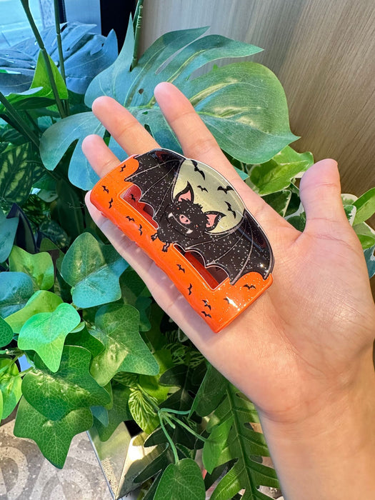 Wholesale Semicircular Shark Clip Witch Print Clip Anime Series Demon Ghost Ponytail Clip  Party Hair Accessories