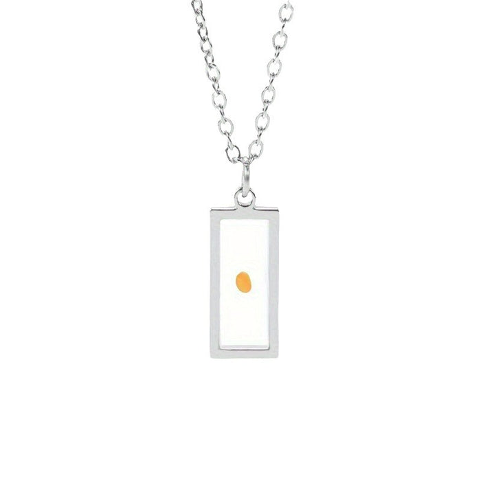 Wholesale Creative rectangular necklace