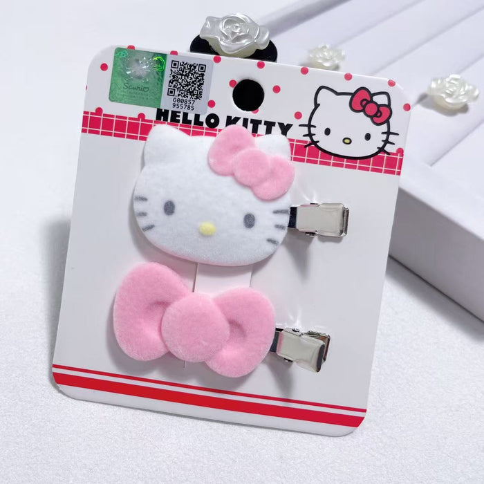Wholesale High-quality velvet cute hair clips/ side clips