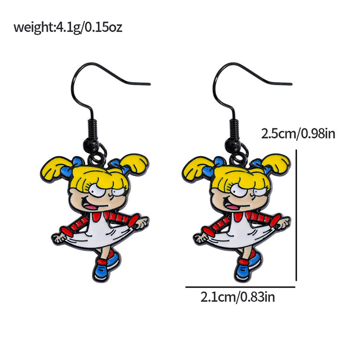 Wholesale Cute Cartoon Pendant Earrings