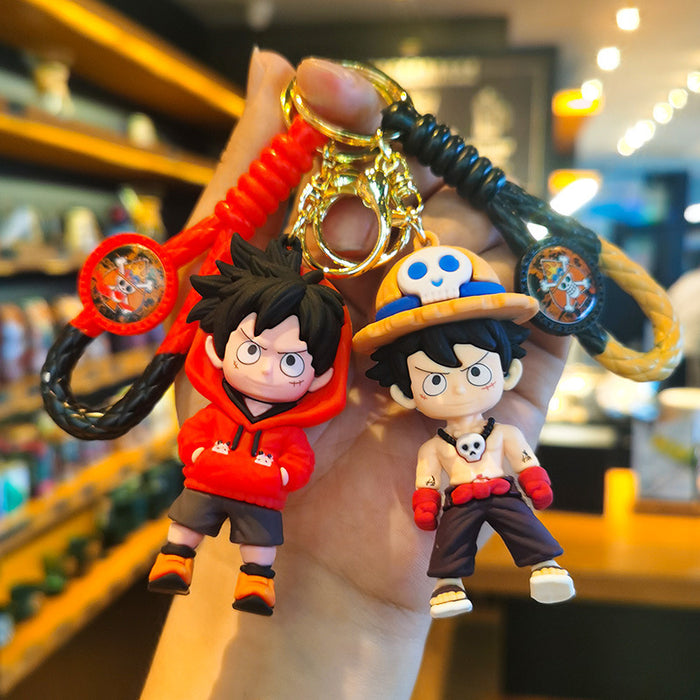 Wholesale Cartoon Doll Rubber Keychain JDC-KC-Tingm010