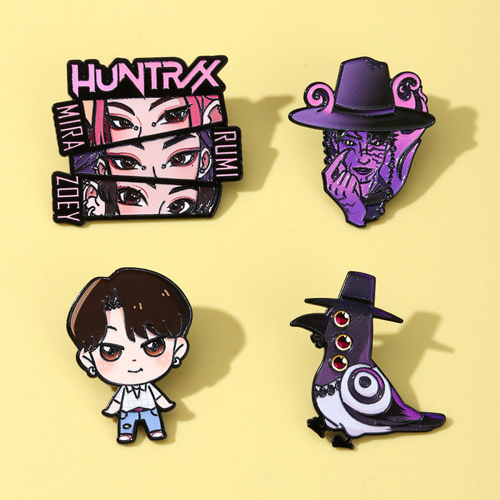 Wholesale KPop Cartoon Anime Bag Decorations Brooch