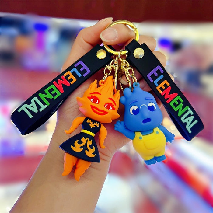 Wholesale Creative Cartoon PVC Soft Keychains JDC-KC-JinB010