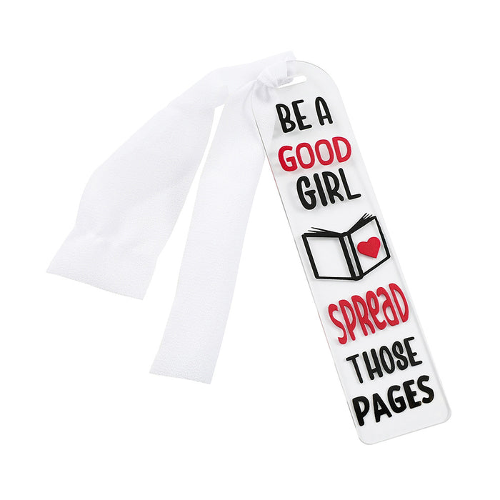 Wholesale Acrylic Interesting Text Bookmarks