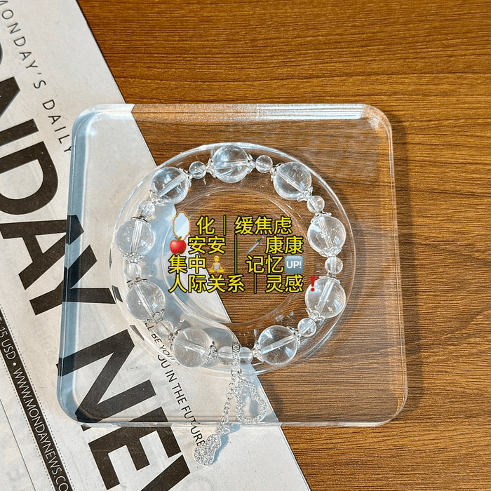 Wholesale Original Design Natural White Crystal Gourd Bracelet