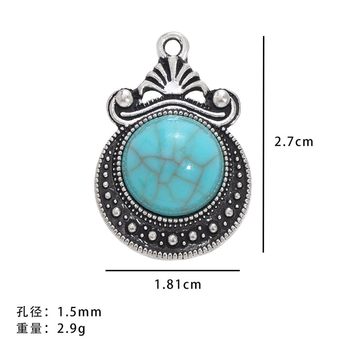 Wholesale 50pcs Turquoise Bohemian Ethnic Style Earrings