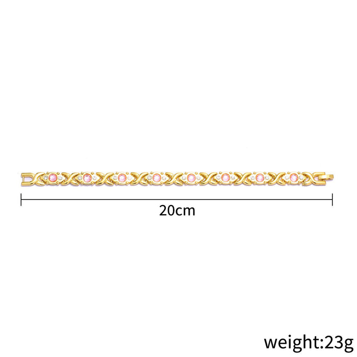 Wholesale energy magnet bracelet diamond adjustable bracelet