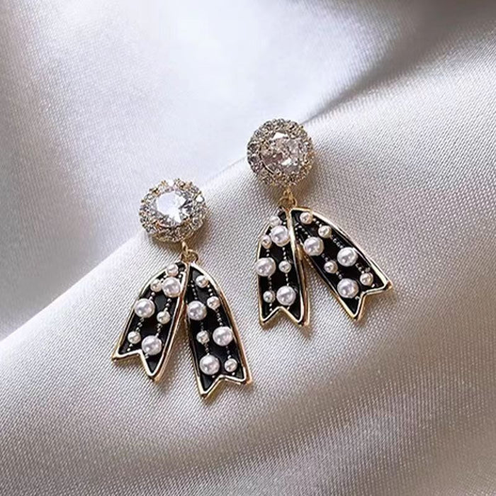Wholesale black Bow Earrings for Women